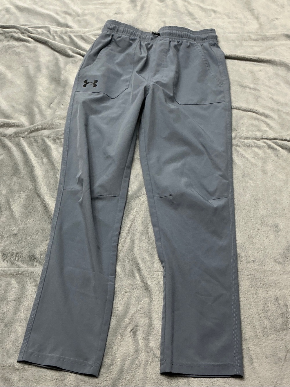 Under Armour Boys Gray Athletic Joggers